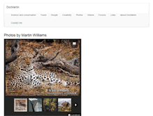 Tablet Screenshot of drmartinwilliams.com